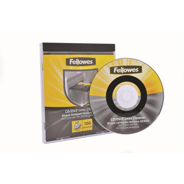 CD di pulizia Fellowes, utilizzato per pulire e ripulire le superfici, compatto e facile da utilizzare. 0077511997617 | initpc.it