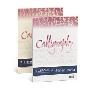 Carta pergamena in formato A4, prodotta da Cartotecnica Favini, con caratteristiche di superficie liscia e fondo rigato. Peso della carta 200 g/m². Comprende 50 fogli. Utilizzabile per calligrafia e scrittura artistica. 8007057617078 | initpc.it