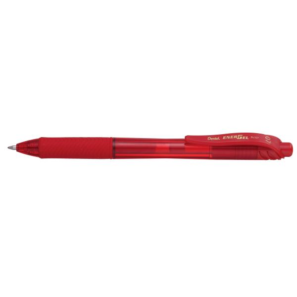 Roller a Scatto Energel X Bl107 Rosso 0 7mm Pentel Bl107 Bx 884851006776