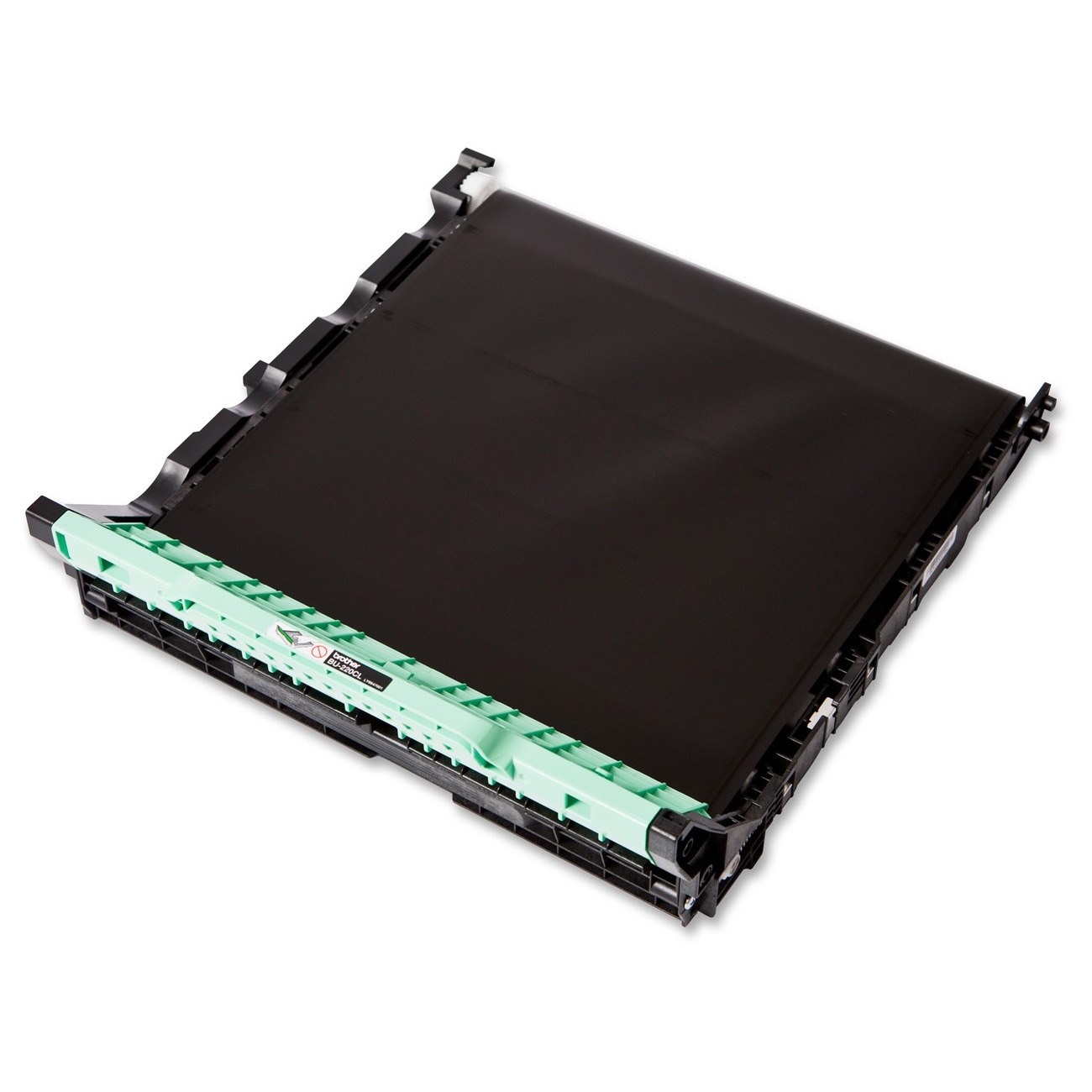 Immagine del cavo e della cinghia di trasferimento per stampanti Brother, specificatamente progettati per modelli HL3140CW, HL3150CDW ed HL3170CDW. La cinghia di trasferimento è marchio Brother, codice prodotto BU-220CL. 4977766718813 | initpc.it