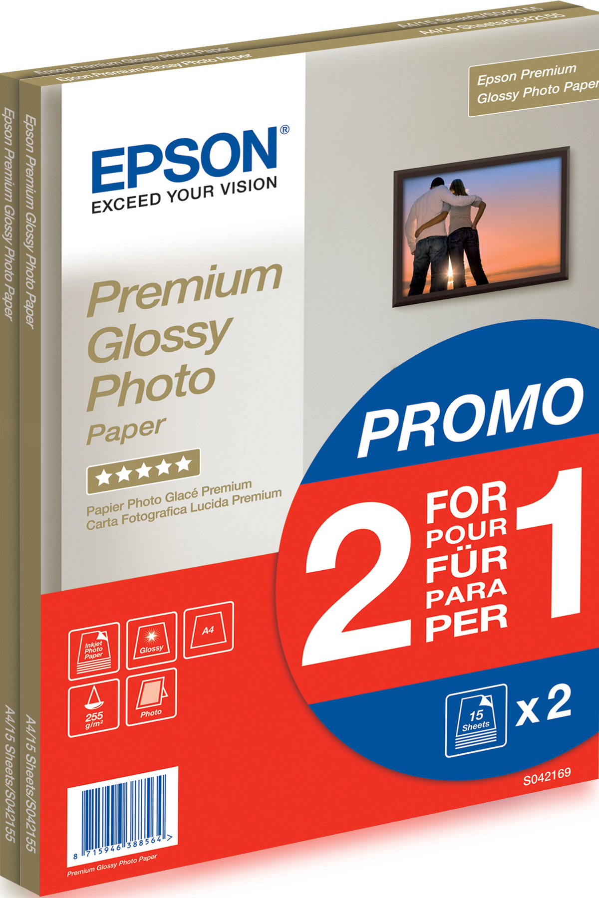 Photo Paper Premium Epson Consumer Media C13s042169 8715946388564