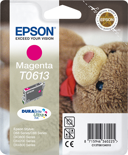 Cartuccia Magenta per D68 Epson Consumer Ink S1 C13t06134010 8715946360225