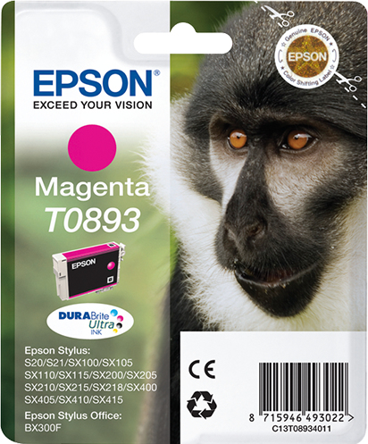 Cartuccia Magenta per S21 Bx30 Epson Consumer Ink S1 C13t08934011 8715946493022