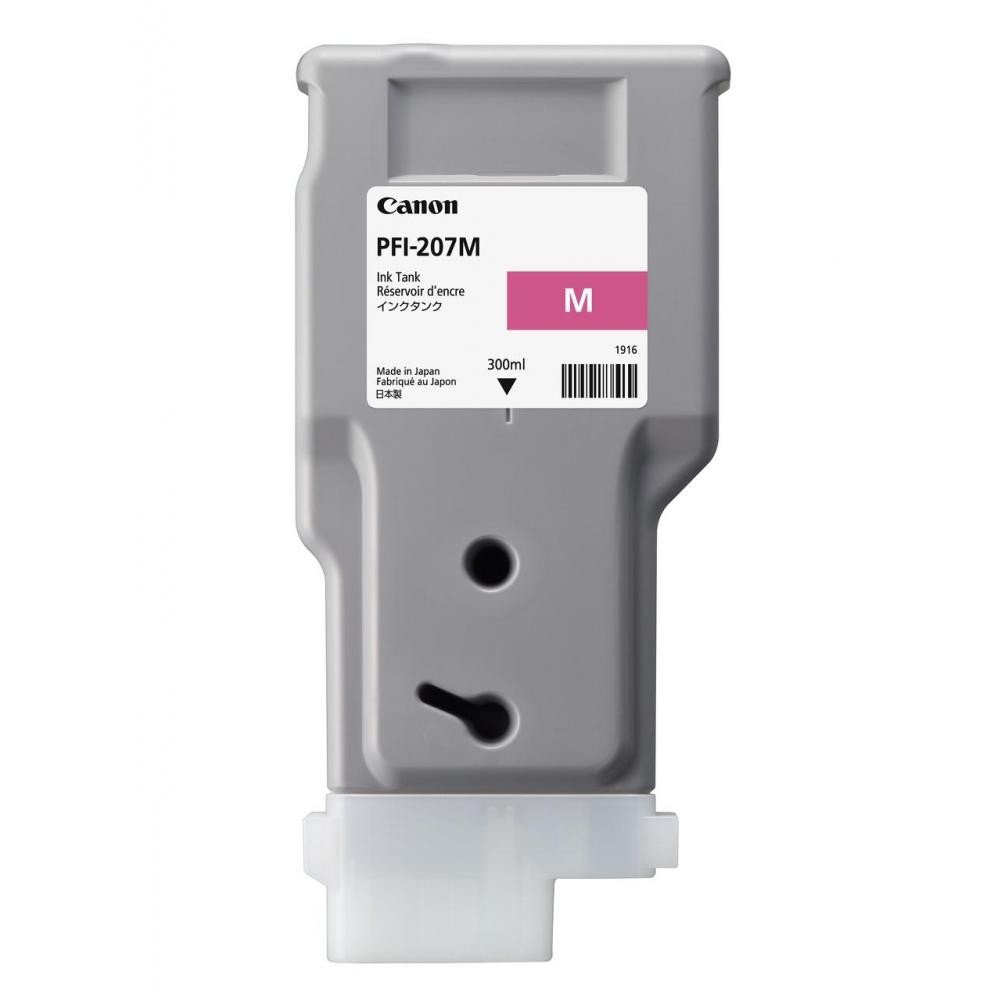 Serbatoio per inchiostro magenta PFI-207M, compatibile con fotocamere e stampanti Canon. 4549292000238 | initpc.it