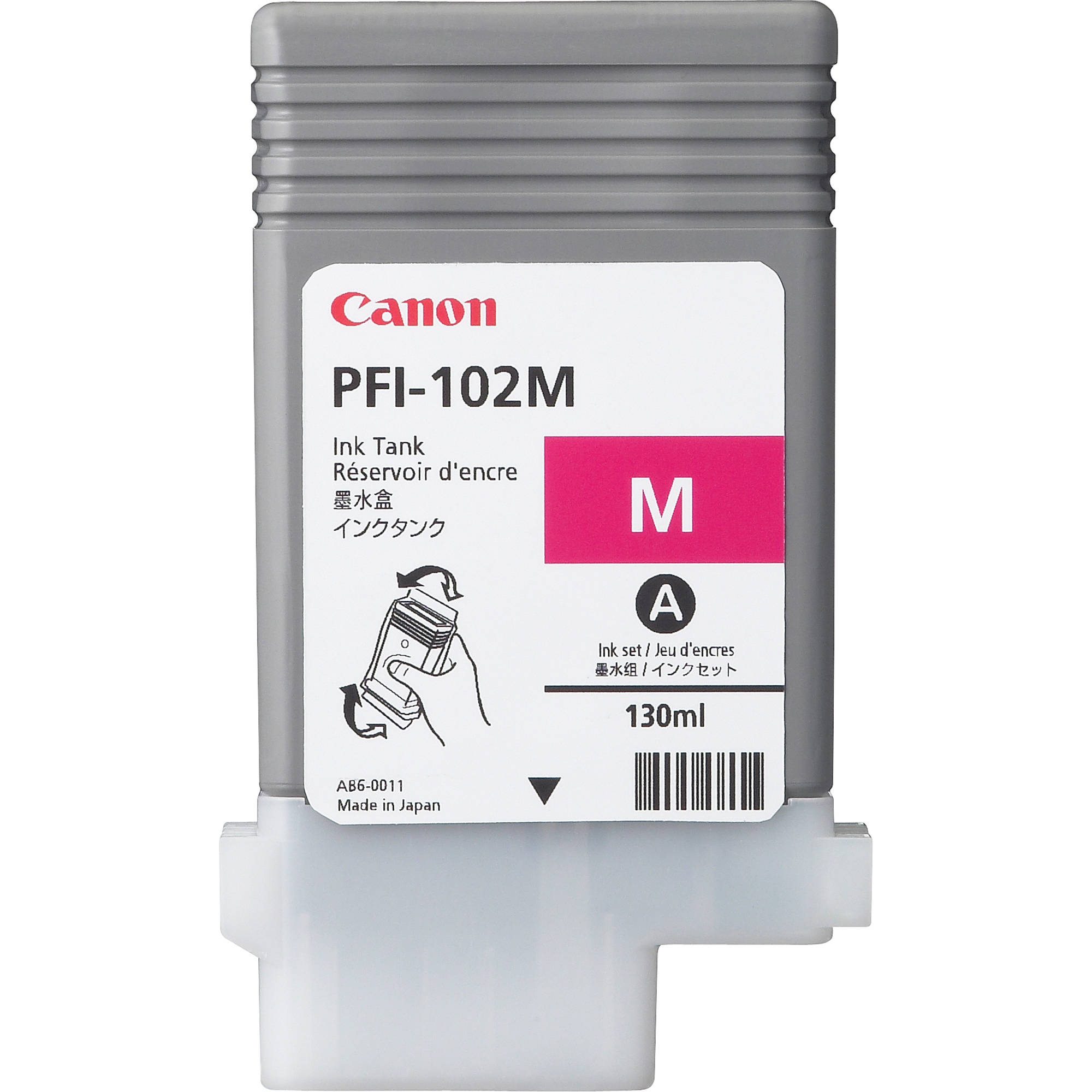 Serbatoio inchiostro Magenta per Stampanti Canon IPF500, IPF600 e IPF700 (PFI-102M) 4960999299792 | initpc.it