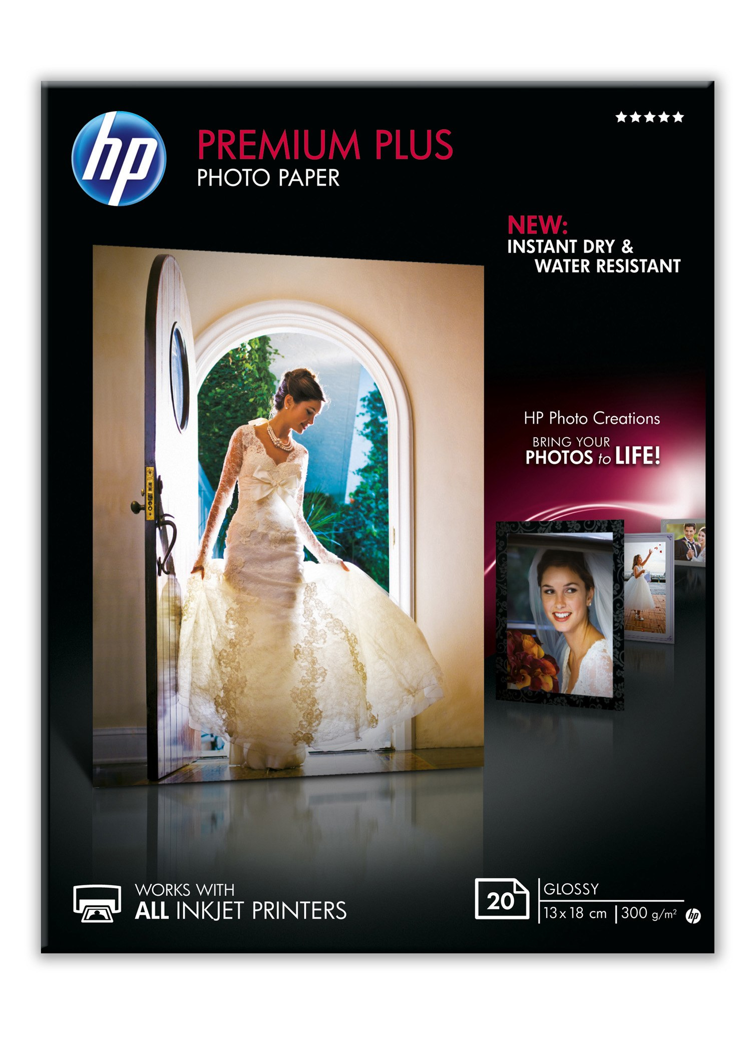 Carta Fotografica Premium Plus Hp Inkjet Media Au Cr676a 886111138913