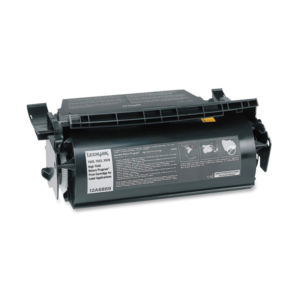 Toner Return Program T620 T622 X620e Alta Resa per Stampa Etichette 12a6869 734646205818