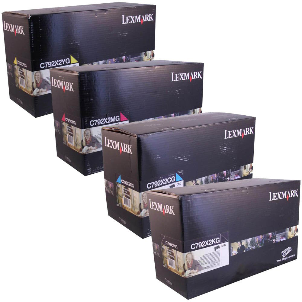 Tono giallo per stampante Lexmark, pacchetto da 1 pezzo (C792X2YG), programma di non ritorno, capacità di 20.000 pagine 734646194792 | initpc.it