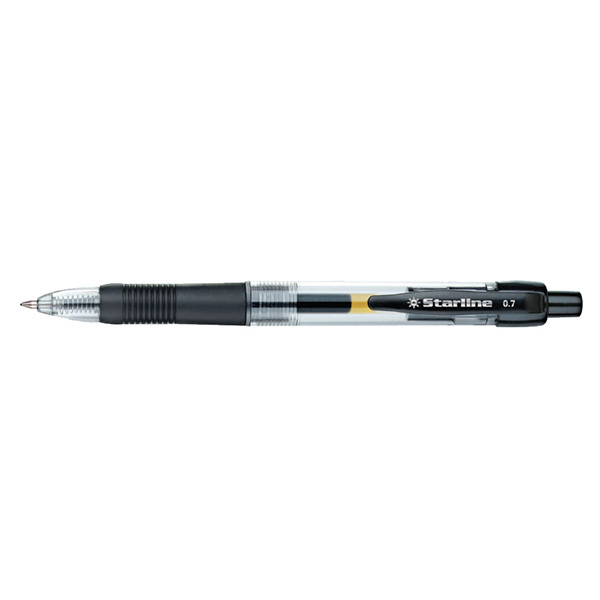 Penna Sfera Scatto Ink Gel Nero 0 7mm Fine Starline Stl1208 Stl1208 a