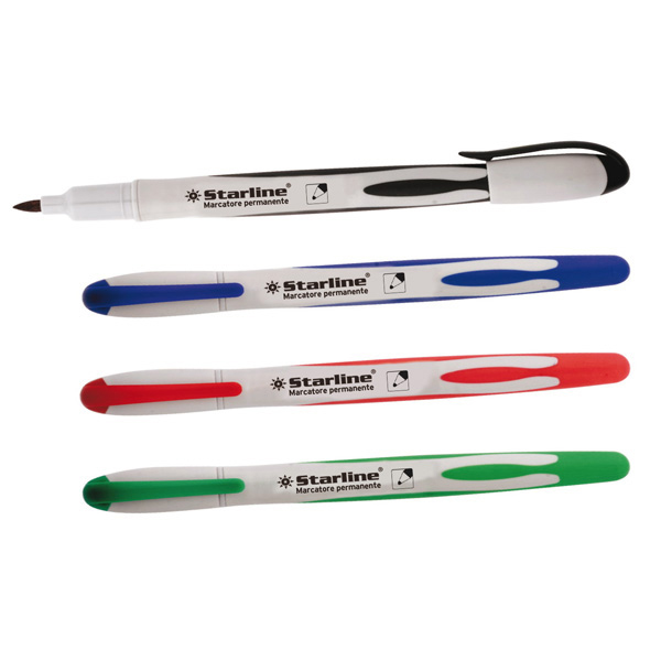 Marcatore starline permanente blu punta tonda 2mm 8025133020789
