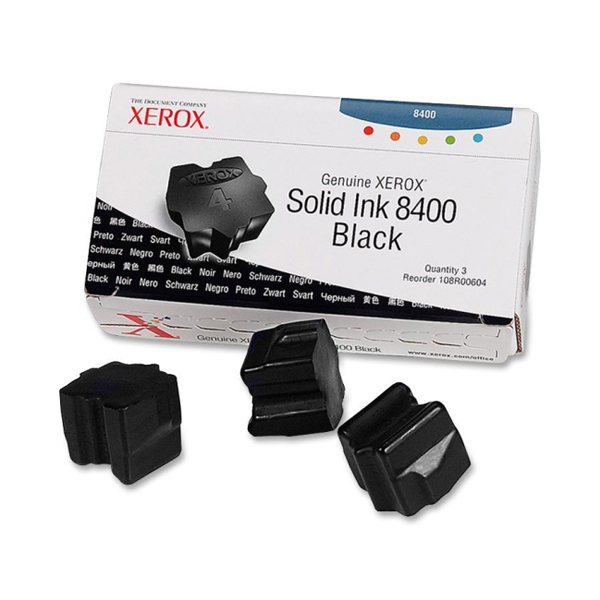 3 Stick Solid Ink Nero Phaser 8400 108r00604 95205024319