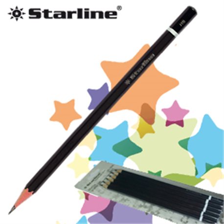 Blister 6 Matite Grafite Hb Starline Stl1900b 8025133016454
