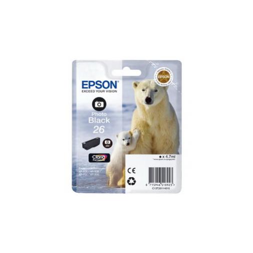 Cartuccia Nero Foto Epson Claria Premium Serie 26 Orso Polare in Blister Rs