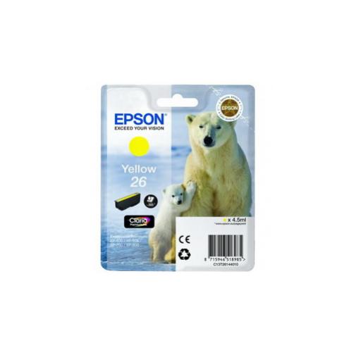 Cartuccia Giallo Epson Claria Premium Serie 26 Orso Polare in Blister Rs
