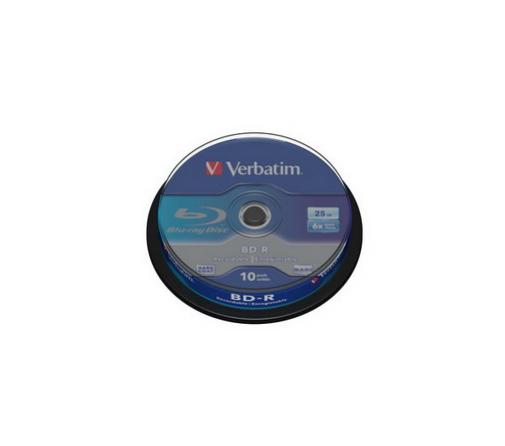 Scatola 10 Dvd Blu Ray Bd R Sl 25gb 6x Spindle Mabl White Blu 43742 23942437420