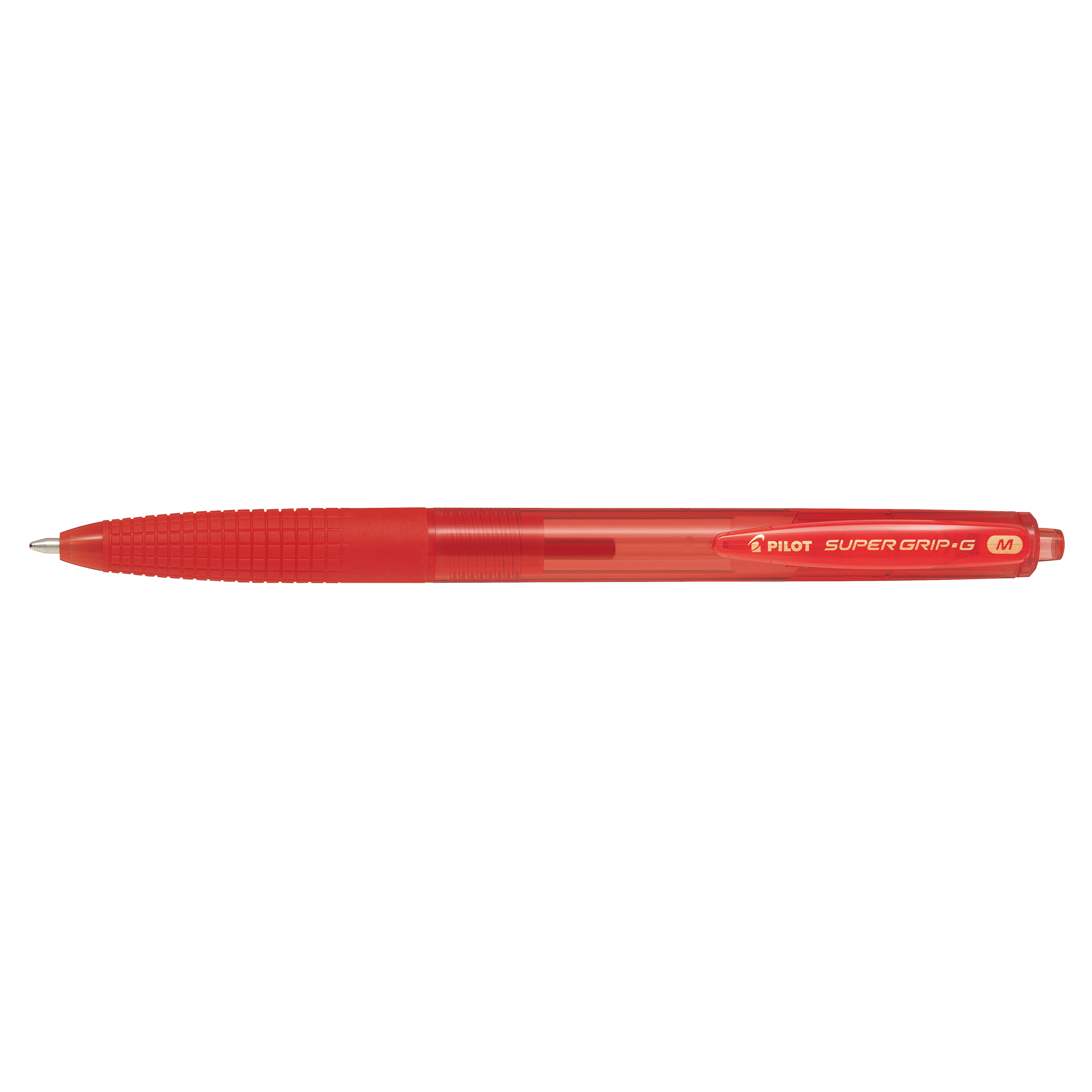 Penna Sfera Supergrip G a Scatto Rosso Punta Media 1 00mm Pilot Confezione da 12 Pezzi