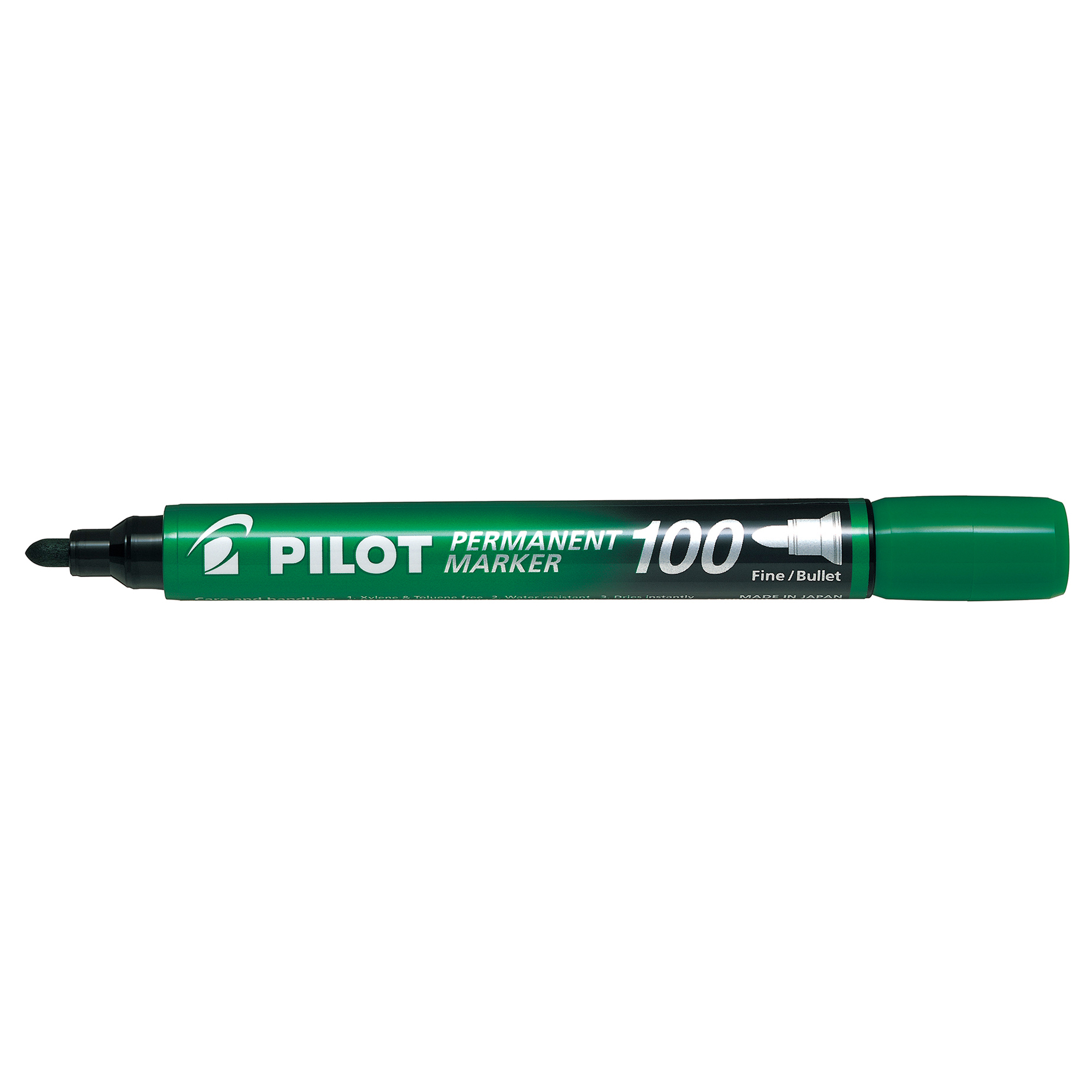 Marcatore Permanente 100 Verde P Tonda 4 5mm Pilot Confezione da 12 Pezzi