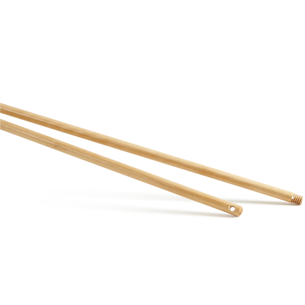 Manico industriale in legno verniciato con vite e foro, misura 150 cm. Prodotta dalla marca Perfetto. 8000957003750 | initpc.it