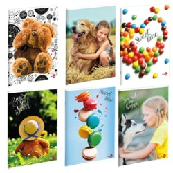 Maxiquaderno A4 40fg 2 80gr 1rigo Bambina 2018 Bm Confezione da 10 Pezzi