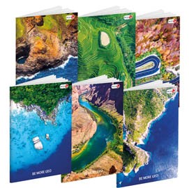 Maxiquaderno A4 36fg 2 100gr 1 Rigo C Margine Geo Be More Special 2018 Bm Confezione da 10 Pezzi Bm