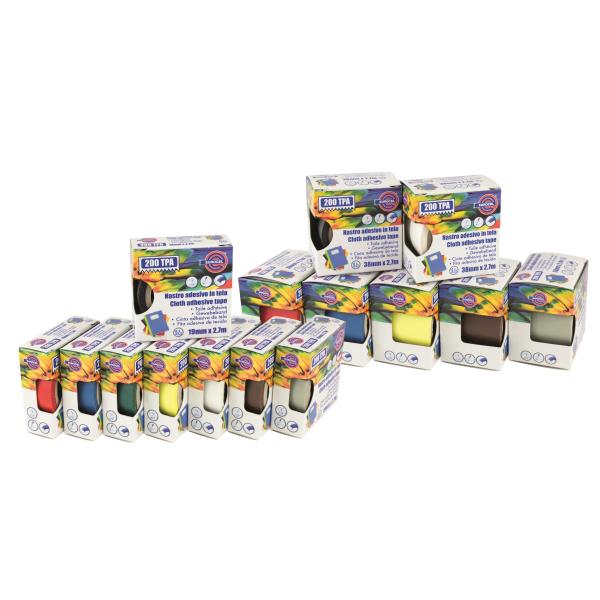 Nastro tela Eurocel TPA200 marrone, dimensioni 19x2,7 cm 8001814001940 | initpc.it