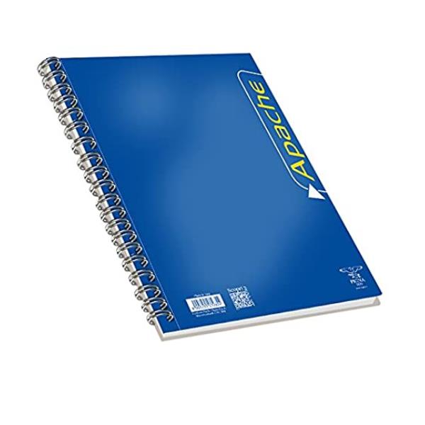Quadrone in carta FF.140, A5 di formato, marchio Apache di proprietà della casa editrice Pigna. 8005235422056 | initpc.it