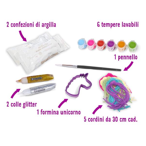 Creazionista set unicorno di Crayola, completo di colori e pennarelli per creazioni artistiche. 0071662211530 | initpc.it