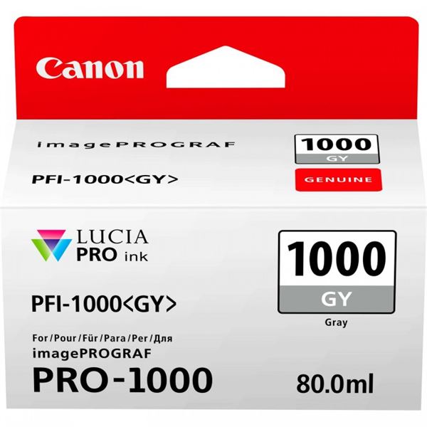 Ink Pfi 1000 Grigio Canon 0552c001aa 4549292046526