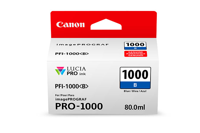 Cartuccia Blu per Canon Pfi 1000 0555c001 4549292046595