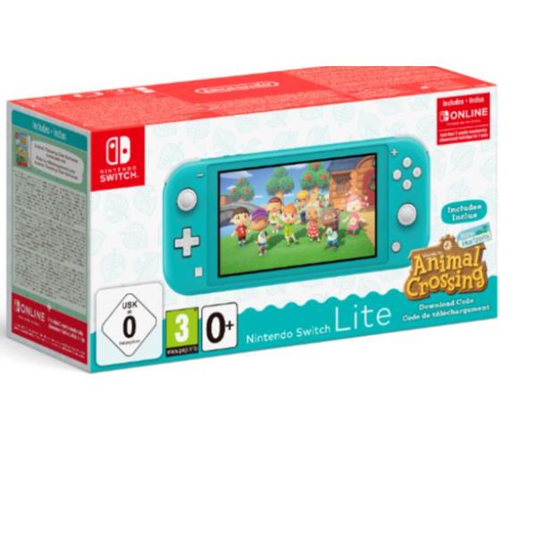 Hw Switch Lite Turq Animal Crossing Nintendo 10005233 45496453299