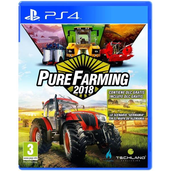 PS4 Pure Farming 2018, videogioco di conduzione agricola per console PlayStation 4. 5902385106207 | initpc.it