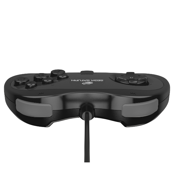 Retro Bit Sega Saturn Pad Black Koch Media 1038499 7350002936894