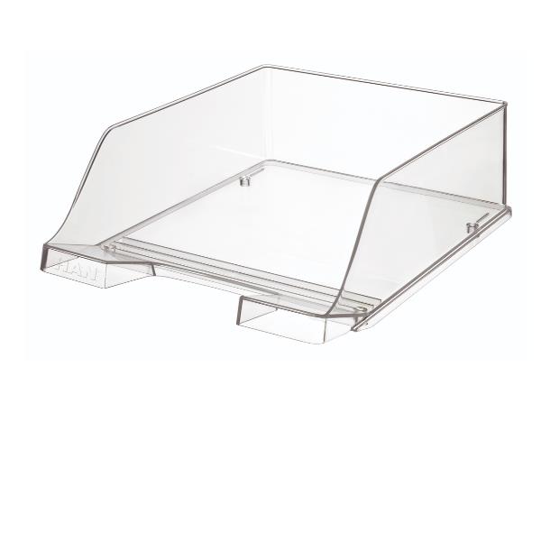 Vaschetta portacorrispondenze accatastabile KLASSIK XXL per foglio A4/C4, dimensioni 255x348x105mm, materiale trasparente, prodotto Han modello 1047-23. 4012473104587 | initpc.it