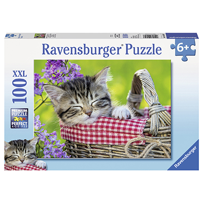 Puzzle Bimbo Xxl Sonnellino nella Cesta Ravensburger 10539 4005559105397