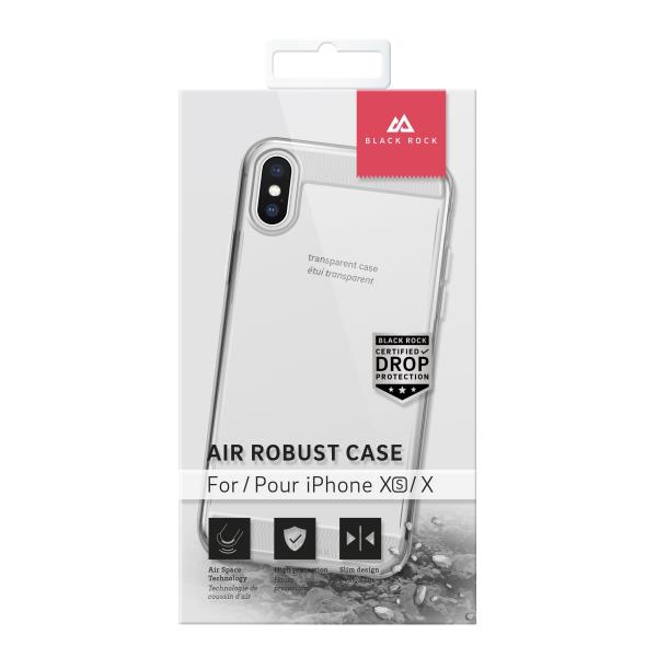 Air Robust Cover Iphone Xs X Black Rock 1060arr01 4260557040522
