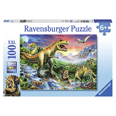Puzzle Bimbo Xxl L Era Dei Dinosauri Ravensburger 10665 4005556106653