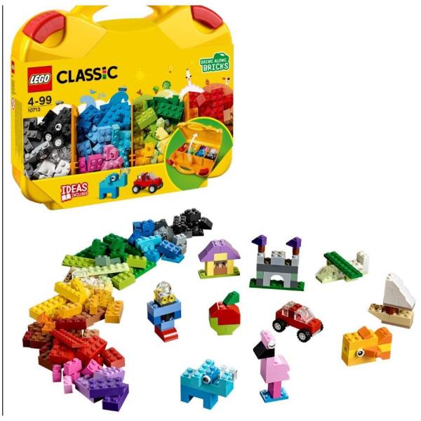 Valigetta creativa realizzata con materiale di alta qualità della marca Lego, ideale per trasportare articoli e oggetti in modo sicuro e organizzato. 5702016111330 | initpc.it