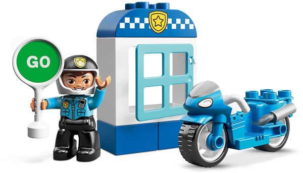 Moto Della Polizia Lego 10900 5702016367645