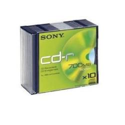 Cd R 48x 700mb Slim 10pack Sony Rme Retail Media 10cdq80ss 27242855588