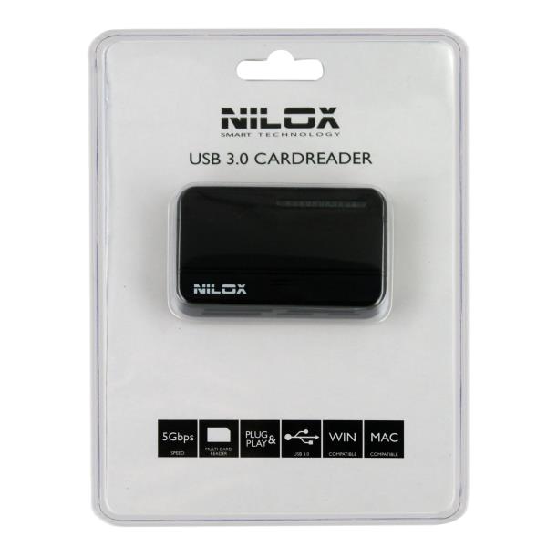 Lettore Memory Card 3 0 Nilox 10nxcr0030001 8059616332670
