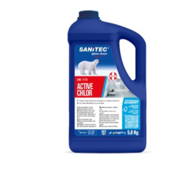 Active Chlor Detergente 5 8kg Sanitec 1173 S