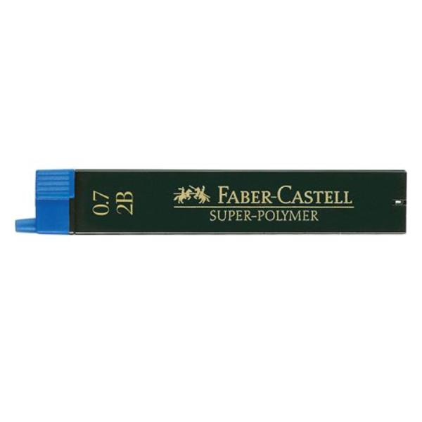 CF12MINE Superpolymer S-2B, prodotto di grafite 0,7mm della marca Faber Castell. 4005401207023 | initpc.it