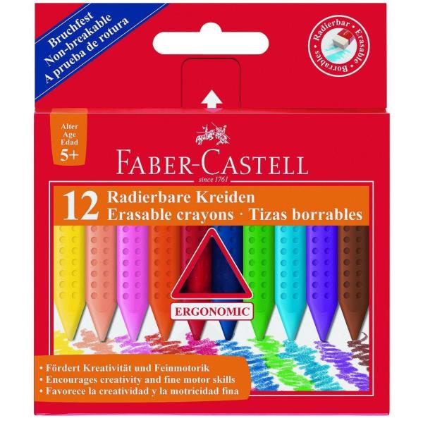 Pastelli Cera Castell Grip 12 Faber Castell 122520 4005401225201