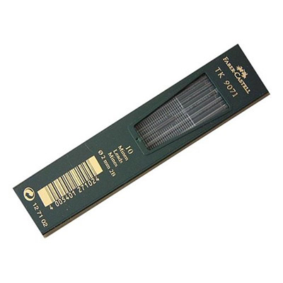 Mineralcromo - Mine Faber 9071, calibro 2mm, materiale 2B, con punta a stella CF5X10, marchio Faber Castell. 4005401013532 | initpc.it