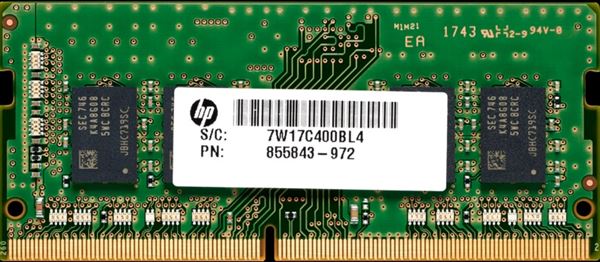 RAM SODIMM DDR4-3200 4GB di HP, prodotto integrato e garantito, compatibile con sistemi DM+AIO marca HP Inc. 0194850902918 | initpc.it