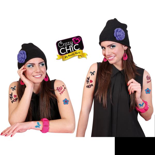 Crazy Chic Tatuaggi Alla Moda Clementoni 15964 8005125159642