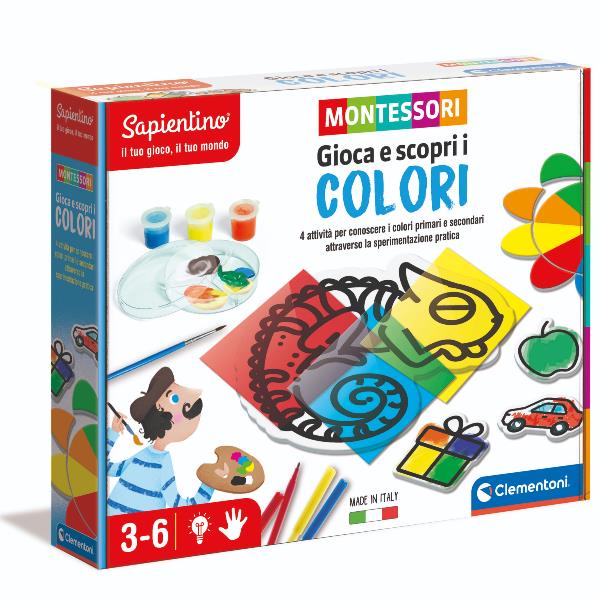 Montessori Gioca Scopri Colori Clementoni 16370a 8005125163700
