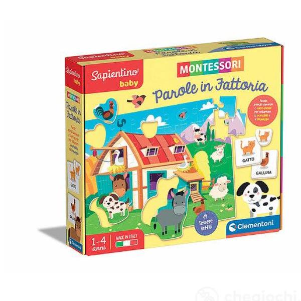 Montessori Baby Parole in Fattoria Clementoni 16413 8005125164134