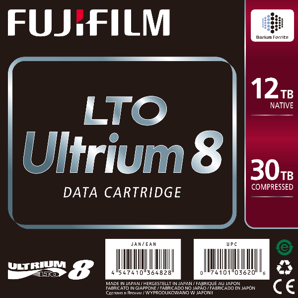 Lto 8 Ultrium 12tb Nativi 30tb Comp Fujifilm 16551221 4547410364828