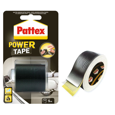 Adesivo Universale Pattex Power Tape Ultraresistente 5 Mt Nero Henkel 1658094 8004630888566